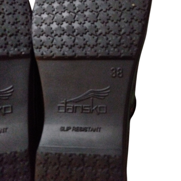 Dansko Frog Clogs Black Waterproof Slip On Comfort Shoes Sz 8 - Picture 9 of 10